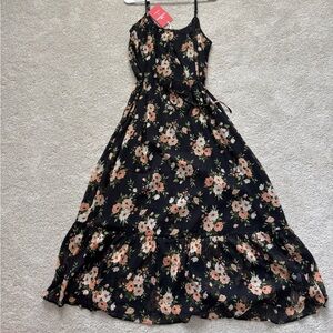 Old Navy Black Floral Dress